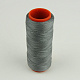 Нить для перетяжки руля вощеная (цвет серый 9071), толщина 0.8 мм, длина 100 метров "Турция" детальная фотка