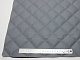 Кожзам термостёганый серый "Квадрат", дублированный синтепоном 3мм и флизелином, ширина 1,40м детальная фотка