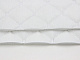 Кожзам стёганый белый «Ромб» (прошитый белой нитью) дублирован синтепоном и флизелином, ширина 1,35м детальная фотка