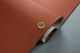 Автокожзам оранжево-коричневый 7001-MT на поролоне 4мм и сетке, ширина 145см детальная фотка
