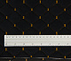 Велюр стеганый «Ромб черный» (прошитый тёмно-золотой нитью) на поролоне 7мм и флизелине, ширина 135см детальная фотка