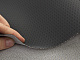 Автомобільний текстурний кожзам G9 чорний, на тканинній основі, ширина 165см детальна фотка