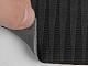 Тканина для сидінь автомобіля, колір чорний, на поролоні і сітці (для центральної частини) товщина 3мм детальна фотка