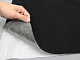 Карпет автомобільний Lux чорний самоклейка (лист) товщина 4.0 мм, щільність 400 г/м2 детальна фотка