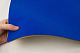 Автовелюр самоклейка Venus 10301/4, цвет ярко синий, на поролоне 4мм, лист (Турция) детальная фотка