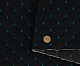 Велюр стеганый «Ромб черный» (прошитый бирюзовой нитью) на поролоне 7мм и флизелине, ширина 135см детальная фотка