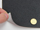 Шкірзам чорний для сидінь авто (текстурний напівматовий 09-114) на тканинній основі, ширина 1.60м детальна фотка