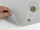Ткань авто потолочная светло-серая (текстура сетка) Lacosta DT-977, на поролоне с сеткой, ширина 1.80м (Турция) детальная фотка