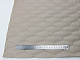 Кожзам термостёганый кремовый, дублированный синтепоном 3мм и флизелином, ширина 1,40м детальная фотка