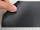 Термовинил черный tk-3p перфорированный для перетяжки руля, дверных карт, панелей на каучуковой основе детальная фотка
