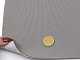 Автоткань потолочная Lacoste L-42 серая, на поролоне и войлоке, толщина 3мм, ширина 165см, Турция детальная фотка