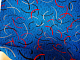 Автовелюр кольоровий Jack 30.01.10.78. на поролоні і сітці, синій (тягучий), Польща детальна фотка