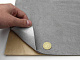 Автоткань самоклейка Антара, цвет серый, на поролоне и сетке, толщина 4мм, лист, Турция детальная фотка