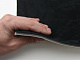 Автоткань самоклейка Антара, цвет черный, на поролоне и сетке, толщина 4мм, лист, Турция детальна фотка