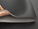 Автомобильный кожзам черный глянцевый перфорированный 5212, на поролоне и сетке 5мм, ширина 150cм детальная фотка