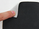 Автотканина Алькантара (Alcantara) колір чорний 01-02 на поролоні 3мм, ширина 1,42м детальна фотка