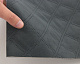 Автовелюр графитовый термо-стеганный двойной ромб, на поролоне 2мм, синтепоне и сетке, ширина 140см детальная фотка