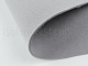 Ткань потолочная авто велюр (дымчатый серый) Micro 16633, на поролоне 3 мм с сеткой, ширина 1.70м (Турция) детальная фотка