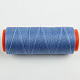Нитка для перетяжки керма вощеная (колір блакитний 1923), товщина 0,8 мм, довжина 100м детальна фотка