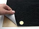 Автоткань самоклейка Антара, цвет черный, на поролоне и сетке, толщина 4мм, лист, Турция детальна фотка