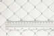 Кожзам стёганый белый «Ромб» (прошитый светло-серой нитью) дублированный синтепоном и флизелином, ширина 1,35м детальная фотка