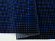 Велюровая автоткань Neoplan темно-синяя (голубые точки) для сидений автобуса, ширина 1.40м детальная фотка