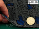 Автовелюр цветной Lara 70.01.30. на поролоне и сетке (тягучий), Польша детальная фотка