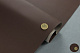 Автомобильный кожзам BENTLEY 1240 темно-коричневый, на тканевой основе, ширина 140см, Турция детальная фотка