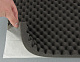 Шумопоглинач ACOUSTICS SoundWave L35, з латкесною пропиткою, самоклейкий, товщина 35мм, лист 100x50см детальна фотка