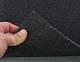 Автомобильный ковролин на твердой основе, Barati (графит) ширина 2м. детальная фотка