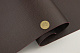 Термовініл темно-коричневий (текстура) для перетяжки керма, дверних карт, стійок, на каучуковій основі (tk-17) детальна фотка
