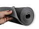 Килимок для фітнесу та йоги FITNESS 5, сірий, товщина 5мм, ширина 120см детальна фотка
