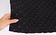 Велюр стёганый черный «Ромб» (прошитый коричневой нитью) поролон и флизелин, ширина 1,35м детальная фотка