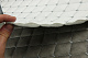 Шкірзам стьобаний білий «Ромб» (прошитий сірою ниткою) дубльований синтепоном і флізеліном, ширина 1,35 м детальна фотка