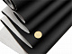 Биэластик, кожзам тягучий черный текстурирований для перетяжки салона авто bl-9 детальная фотка