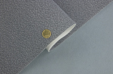 Автоткань потолочная 1603 цвет светло-серый в серую точку, на поролоне 3мм и сетке, ширина 160см анонс фото