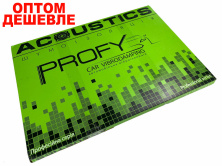 Виброизоляция Acoustics PROFY А4, 70x50 cм, толщина 4.0 мм (в 1-й упаковке 8 листов 3 м2)