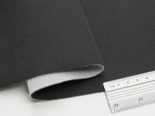Автоткань для боковой части сидений TSB-21 (темно-серый графит), основа поролон 1мм с сеткой, ширина 180см анонс фото