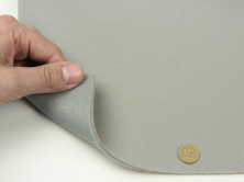 Ткань авто потолочная серая (текстура сетка) Lacosta 16120, на поролоне 3мм с сеткой, ширина 1.70м (Турция) анонс фото