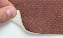 Автоткань оригинальная для боков сидений (коричневой 3403), основа на поролоне, толщина 3мм, шир 140см анонс фото