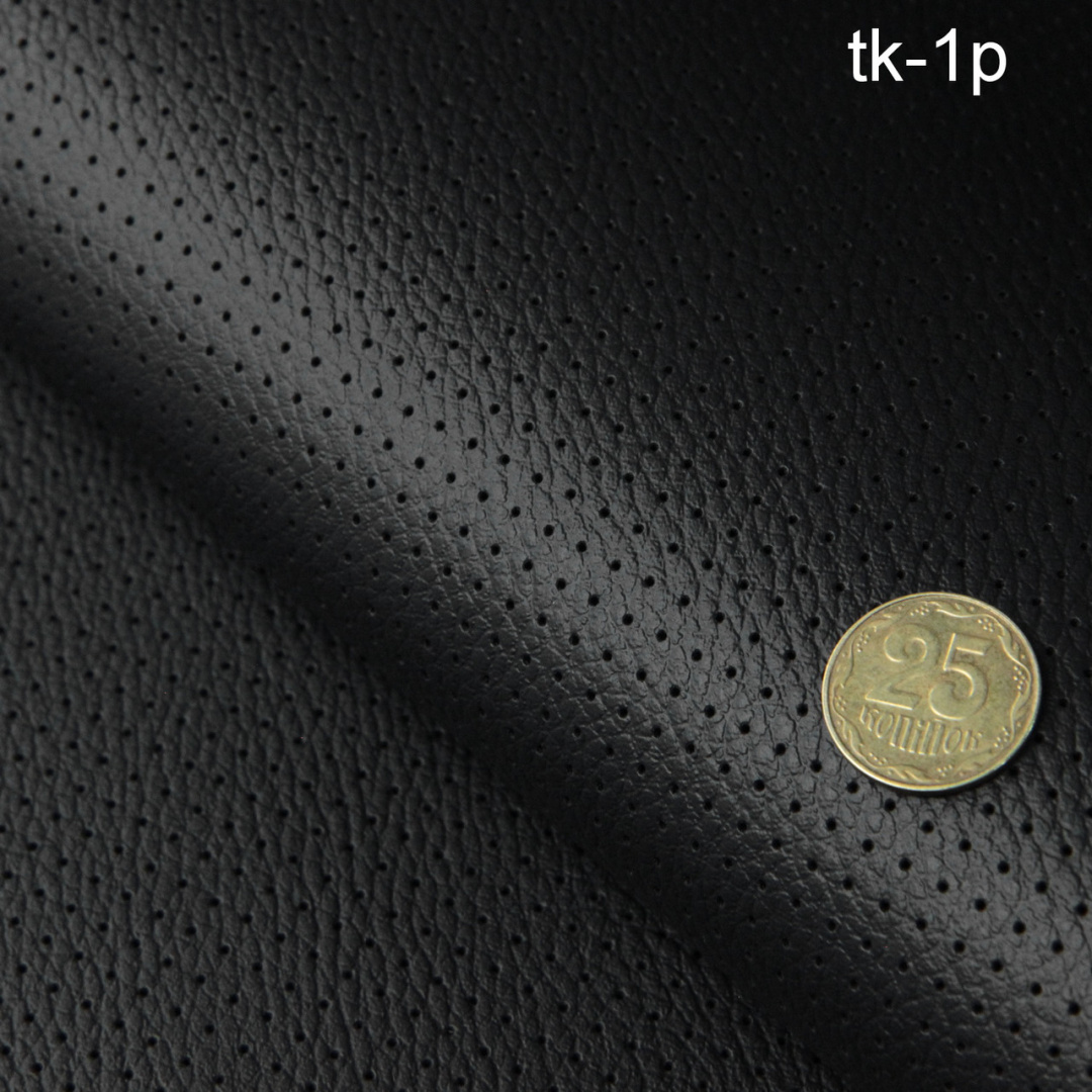 Термовинил перфорированный черный для перетяжки руля, дверных карт, панелей на каучуковой основе (tk-1p) детальная фотка