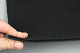Ковролин автомобильный KOV-09 рулонный, черный, толщина 6мм, плотность 680г/м2, ширина 158см детальная фотка