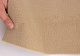 Карпет велюровый (бежевый) для авто, самоклейка, лист, толщина 2мм детальная фотка