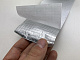 Скотч алюминиевый армированный 50мм, для проклейки стыков шумоизоляции, длина 50м детальная фотка