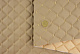 Стеганый кожзам Maldive "Ромб кремовый" с бежевой ниткой, на поролоне 7мм, флизелине, ширина 1,35м Турция детальная фотка