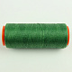 Нить для перетяжки руля вощеная (цвет зелёный 3709), толщина 0,8 мм, длина 100 метров "Турция" детальная фотка