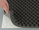 Шумопоглотитель ACOUSTICS SoundWave L35, с латкесной пропиткой, самоклеющийся, толщина 35мм, лист 100x50см детальная фотка