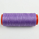 Нить для перетяжки руля вощеная (цвет светло-фиолетовый 8585), толщина 0,8 мм, длина 100 метров "Турция" детальная фотка